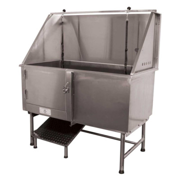 Paw Brothers Stainless Steel Tub 48" with Left Ramp