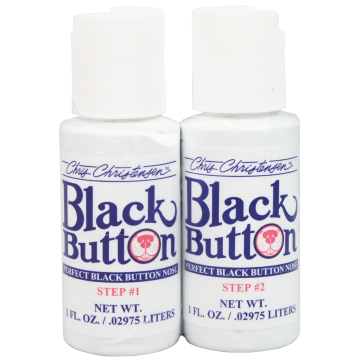 Chris Christensen Black Button - 2 Set - 1 oz each