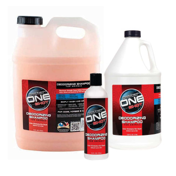 Shop Best Shot One Shot Deodorizing Shampoo for professional odour control and coat cleansing. Order today at Groomers Pro.