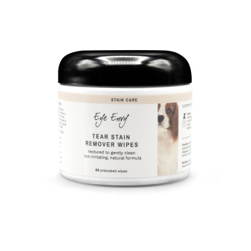 Eye Envy Tear Stain Remover Wipes for Dogs