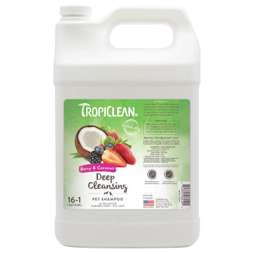 Tropiclean Deep Cleaning Berry & Coconut Shampoo 16:1