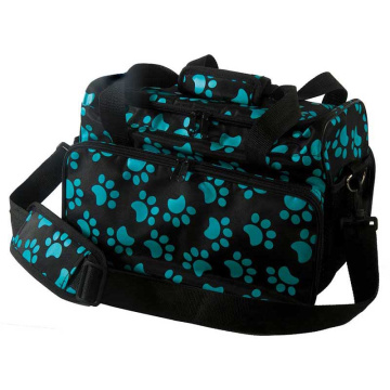 Wahl Travel Tote Bag Turquoise Paw Print