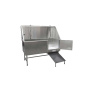 Paw Brothers Stainless Steel Tub 60" with Right Ramp