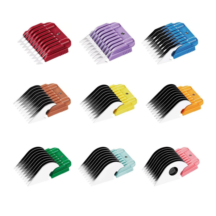 Heiniger 9-Piece Stainless Steel Snap-On Comb Set Heiniger 9-Piece Stainless Steel Snap-On Comb Set